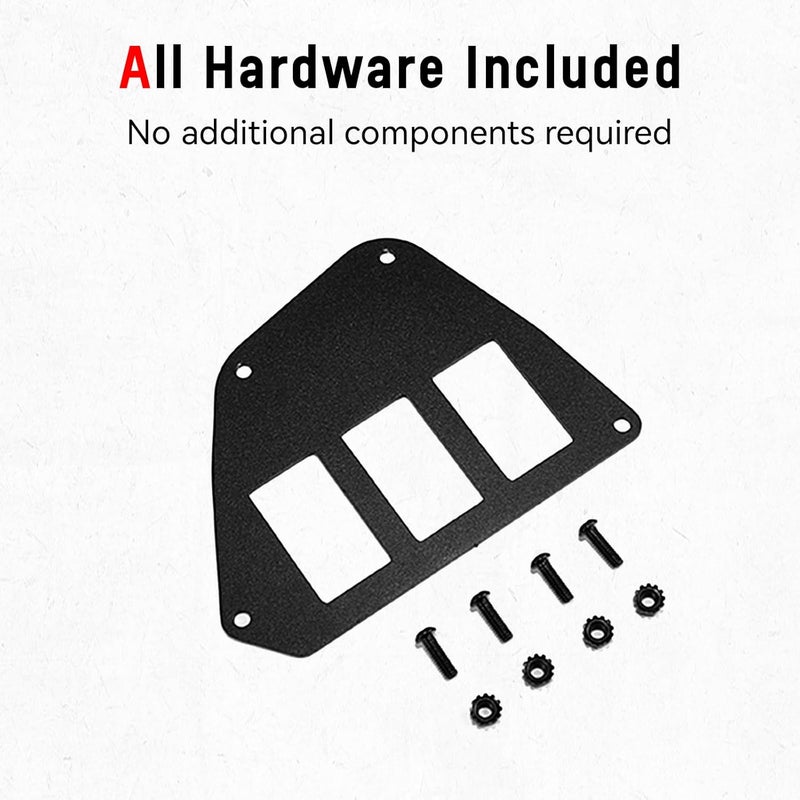 XATVXUTV Side Switch Panel for Honda Talon 1000 Accessories, Heavy-Duty Aluminum Switch Plates Pre-Cut Holes for Honda Talon 1000R 1000X 2019+, for Talon 1000X-4 2020+, Direct OEM Replacement - Image 2
